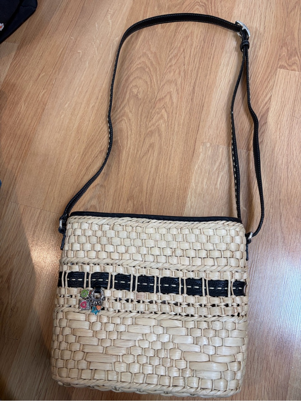 Brighton Straw Crossbody Bag
